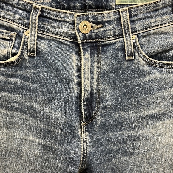 AG Anthropologie Stevie High Rise Skinny Ankle Jeans 25 - Picture 6 of 14